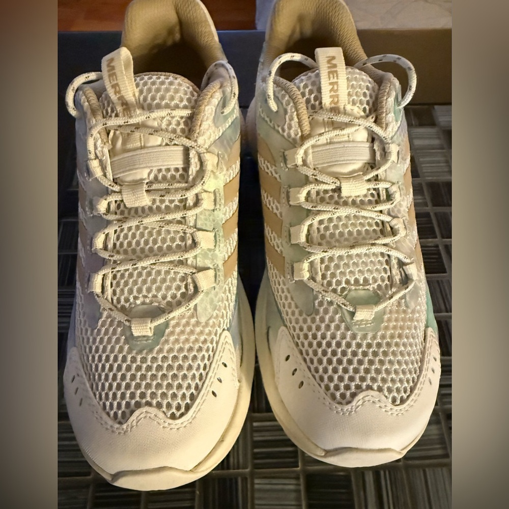 MERRELL MOAB SPEED 2 Vent 2K SE Women's Trail Running Shoes. 
Color- Lily/White. - Picture 6 of 7